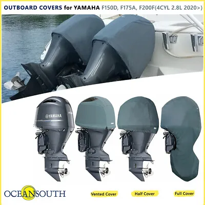 Oceansouth Outboard Covers For Yamaha F150D F175A F200F (4CYL 2.8L 2020>) • $60.83